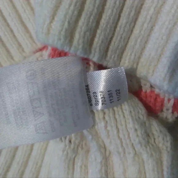 Loft stripe Textured Raglan Sweater-large petite NWOT - Picture 8 of 8